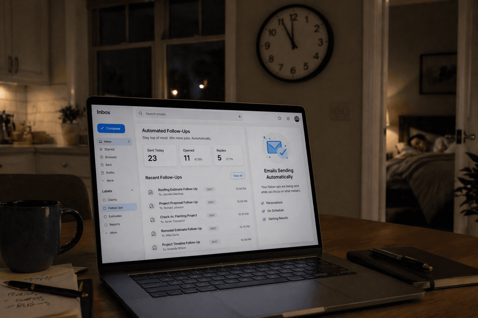 Email Follow Ups That Close Jobs While You Sleep